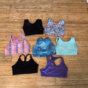 Girls Athletic sports bras
